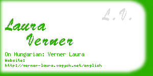 laura verner business card